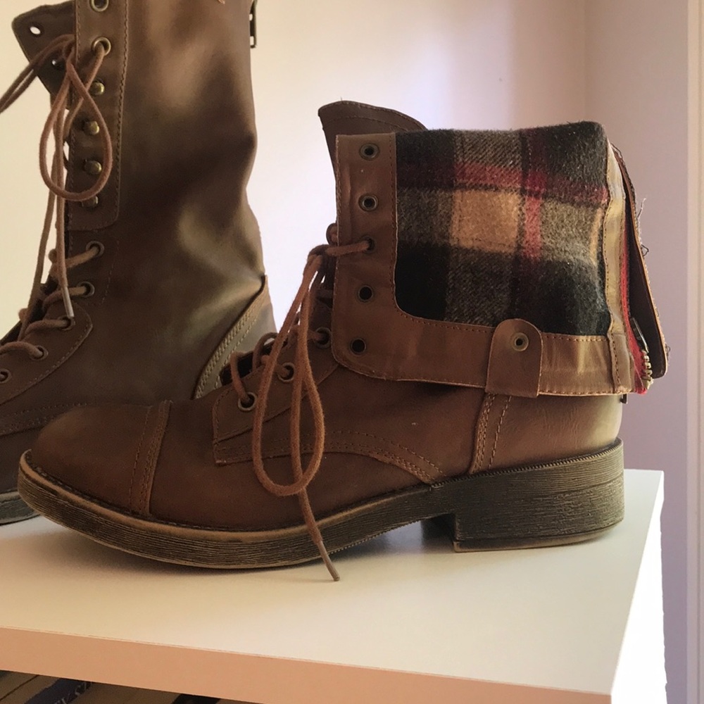 Madden Girl Combat Boots
